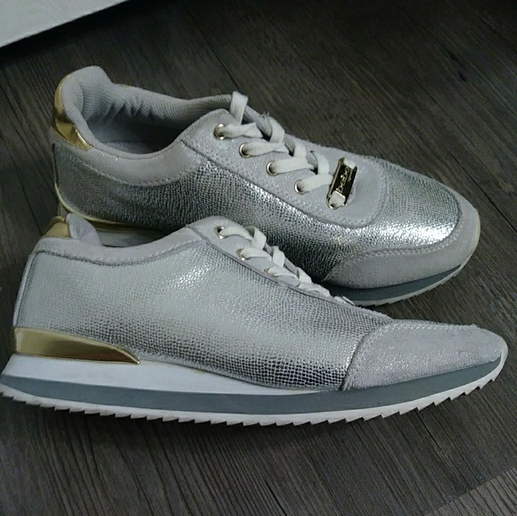 Bebe Shoes - Bebe Corine Demi Wedge Jogger Sneakers